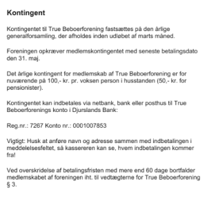 Lennarts mor betaler